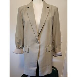 Goelia, 1 Button taupe blazer, New with tags, size 10